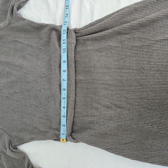 Mimi Chica Charcoal Ribbed Knit Top - Picture 8 of 10